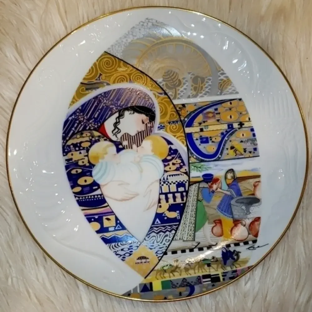 KNOWLES 1986 REBEKAH JACOB ESAU PLATE‎